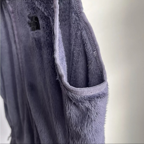The North Face Women Sz S Vest Faux Fur Purple Full Zip Pockets Outerwear READ - Picture 7 of 13